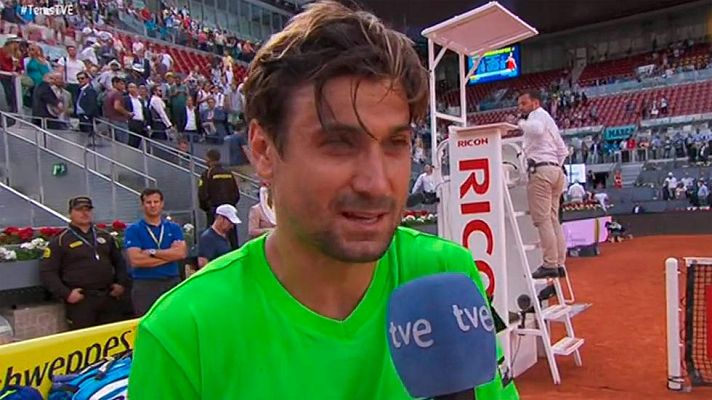Madrid Open de Tenis - Ferrer: "Hasta el 'break' del segundo set he tenido muy malas sensaciones"