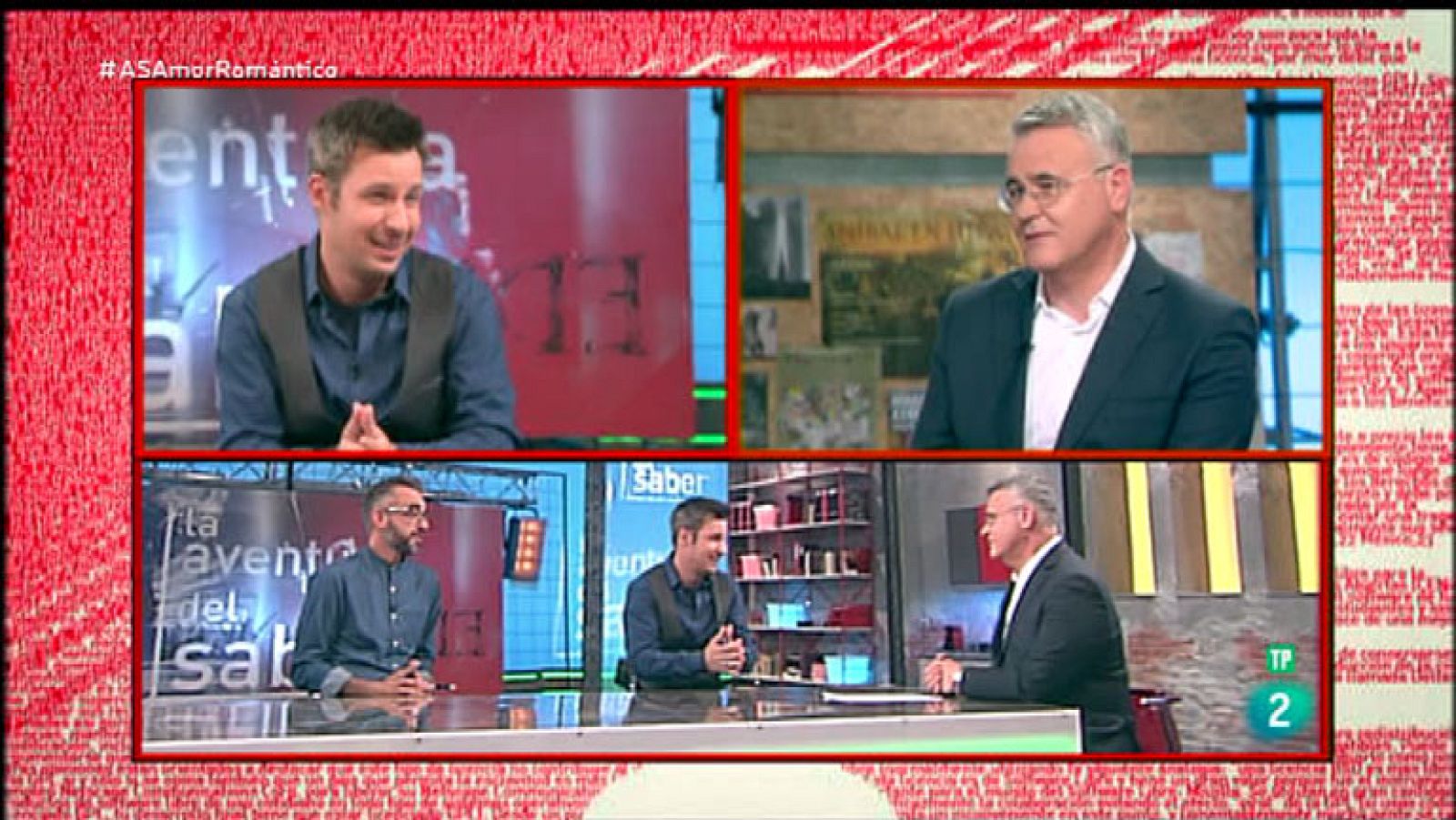 La Aventura del Saber. TVE. Sección de psicología. Alfredo García Gárate y Guillermo Blázquez.  amor romántico y el amor maduro