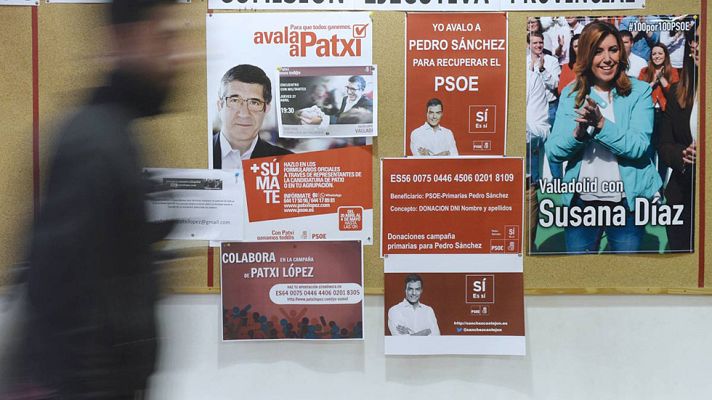  - Arranca oficialmente la campaña electoral de las primarias del PSOE