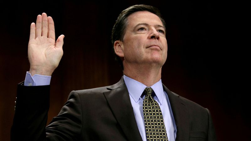 Donald Trump despide a James Comey, director del FBI que sacudió la campaña entre Clinton y Trump - Informativo 24h | Ver