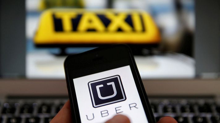 Telediario 1 - El abogado general del Tribunal de Justicia de la Unión Europea sostiene que a Uber se le puede exigir licencia