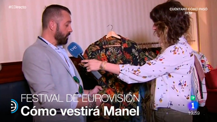 España Directo - Esta será la camisa que lucirá Manel en Eurovisión 2017