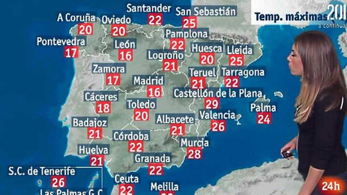 La tarde en 24h - El tiempo - 11/05/17