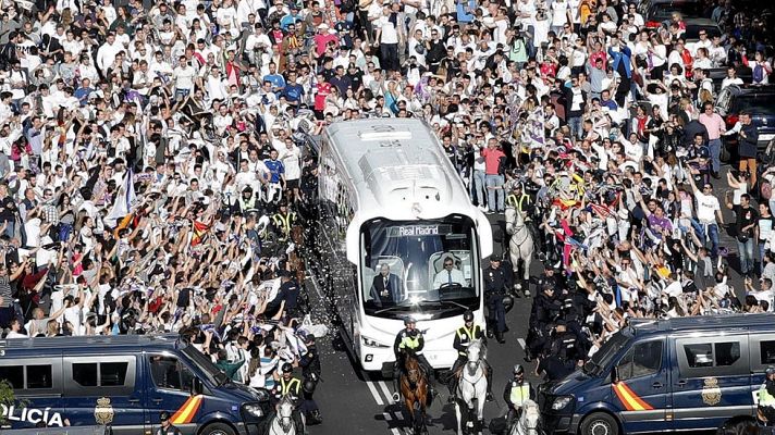 Telediario 1 - Así se prepara el viaje a Cardiff