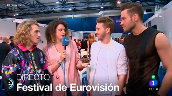 España Directo - Los cantantes de Austria e Israel animan a ver Eurovisión
