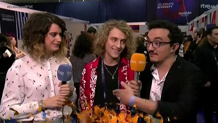 Eurovisión - Manel con muchísimas ganas de salir y hacer disfrutar