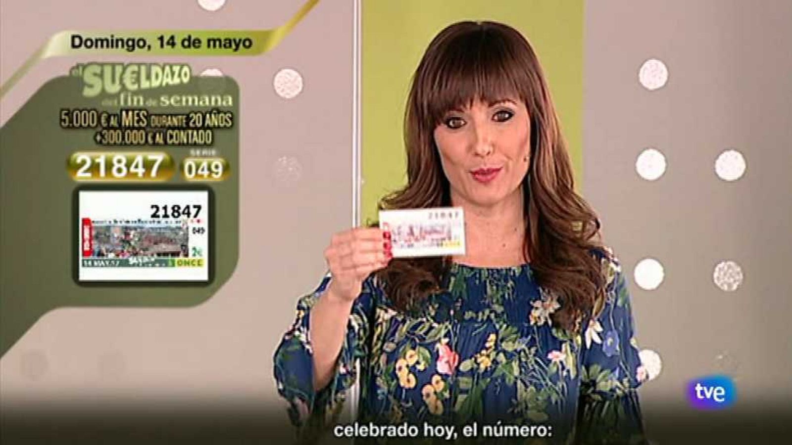 Sorteo ONCE - 14/05/17 - ver ahora