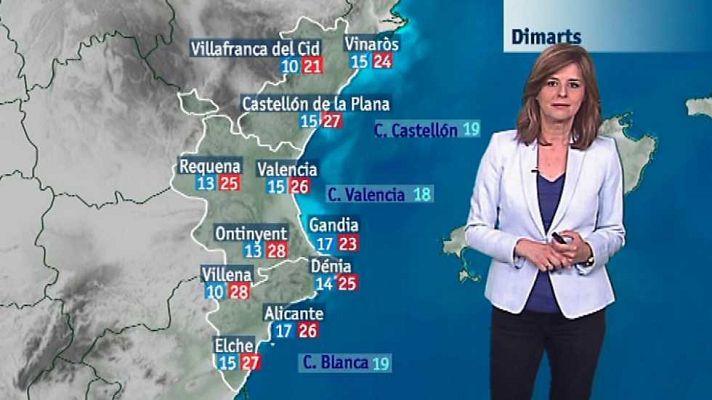 L'informatiu - Comunitat Valenciana - El tiempo en la Comunidad Valenciana - 15/05/17