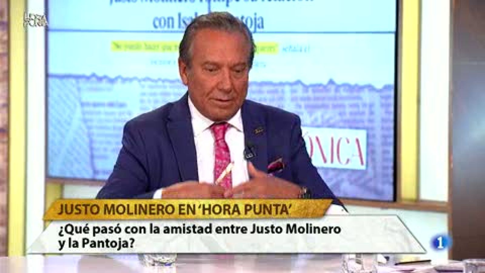 Hora Punta - Justo Molinero: "No me gusta la actitud que estHora Punta - Justo Molinero: "No me gusta la actitud que está teniendo Isabel Pantoja. Creo que no actúa bien con la gente"