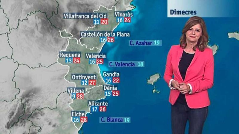 El tiempo en la Comunidad Valenciana - 16/05/17 - ver ahora