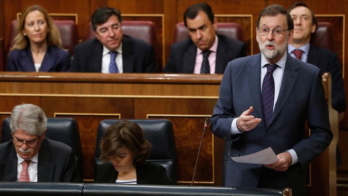 Informativo 24h - Rajoy mantiene su confianza en el ministro de Justicia a pesar de la reprobación