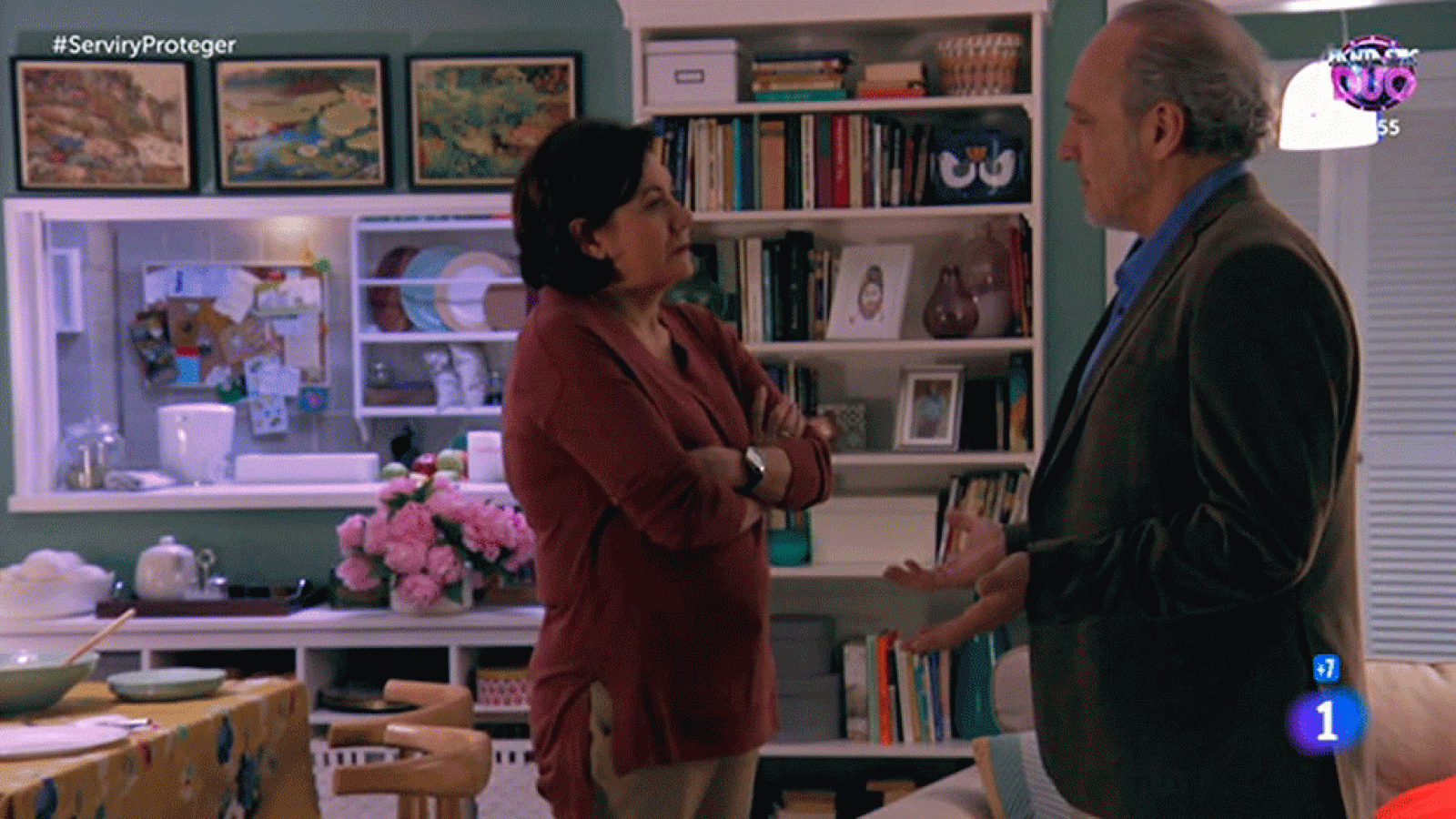 Servir y Proteger - Claudia se enfada con Antonio