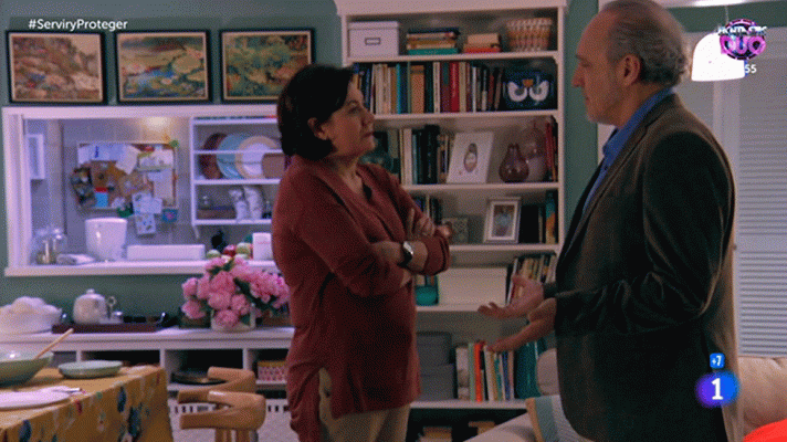 Servir y proteger - Claudia se enfada con Antonio