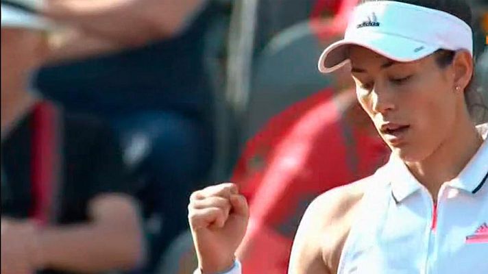  - Muguruza pasa a cuartos de Roma tras acabar con la alemana Georges