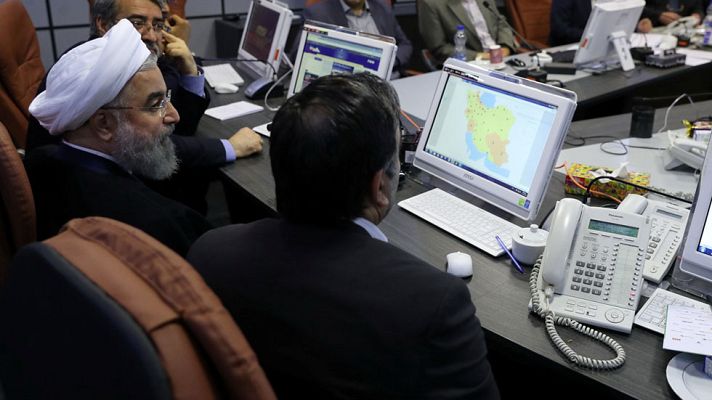 Telediario 1 - Rohaní gana las presidenciales en Irán