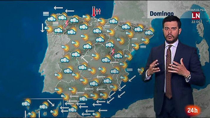 El tiempo - Levante muy fuerte en Cádiz y más calor en el norte