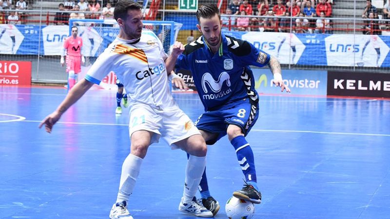 LNFS. Playoff cuartos. Movistar Inter 7-0 Catg�s Energ�a. Resumen - ver ahora