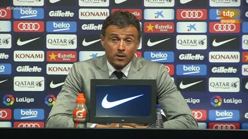 Luis Enrique: "Hemos luchado hasta el último minuto"