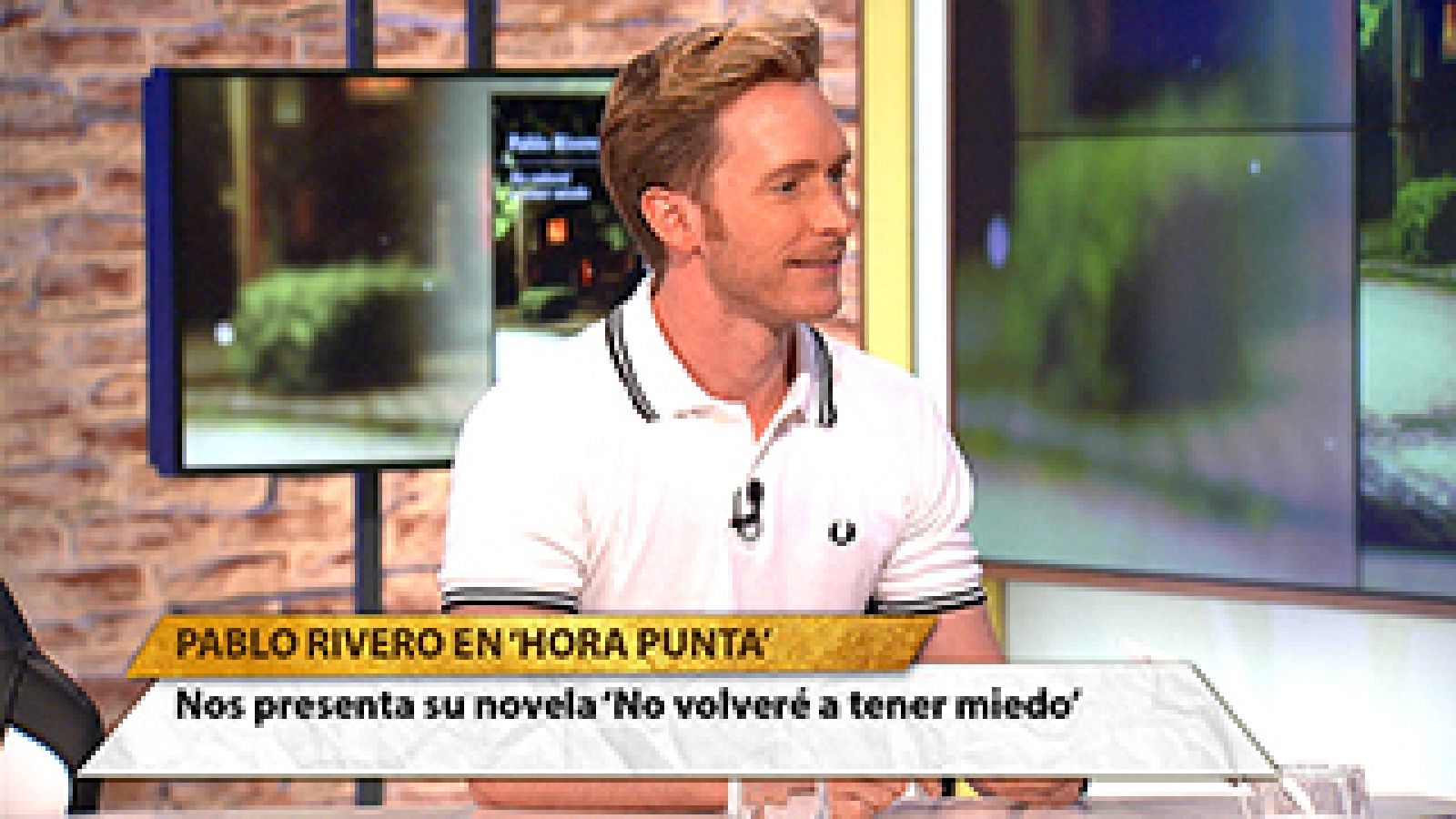 Pablo Rivero, Toni en Cu�ntame, nos presenta su novela "No volver� a tener miedo"