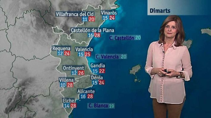 L'informatiu - Comunitat Valenciana - El tiempo en la Comunidad Valenciana - 22/05/17