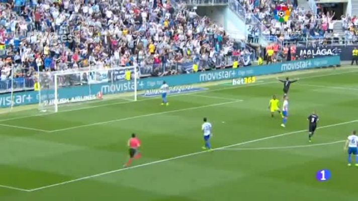  - La Rosaleda fue testigo del título liguero.