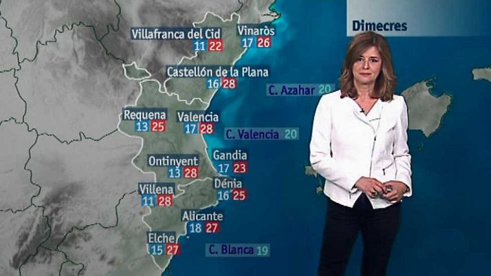 L'informatiu - Comunitat Valenciana - El tiempo en la Comunidad Valenciana - 23/05/17