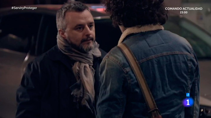 Servir y proteger - Eugenio recibe la visita de su amigo Carlos