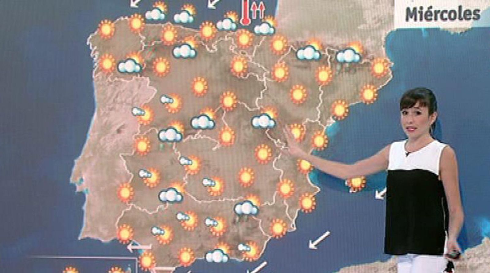 Temperaturas altas con valores anormales en el cuadrante noroeste - El tiempo | Ver