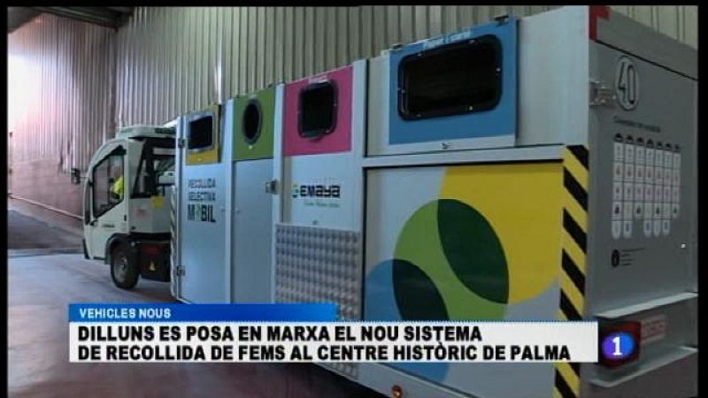 Contenidors només 4 hores al centre de Palma | Ver