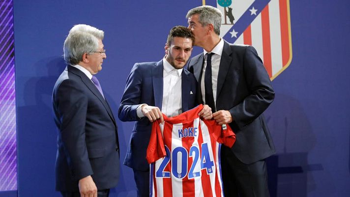Telediario 1 - Koke: "Hay muy pocos equipos mejores que el Atlético"