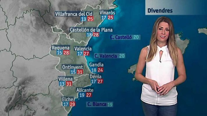 L'informatiu - Comunitat Valenciana - El tiempo en la Comunidad Valenciana - 25/05/17