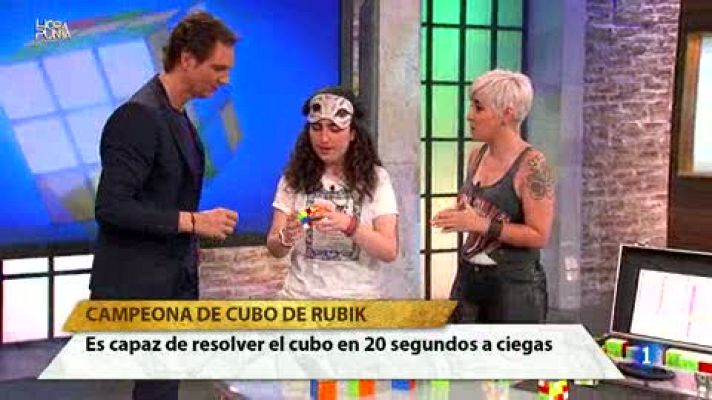 Hora punta - Berta Garcia es campeona de cubo de rubik con solo 15 años