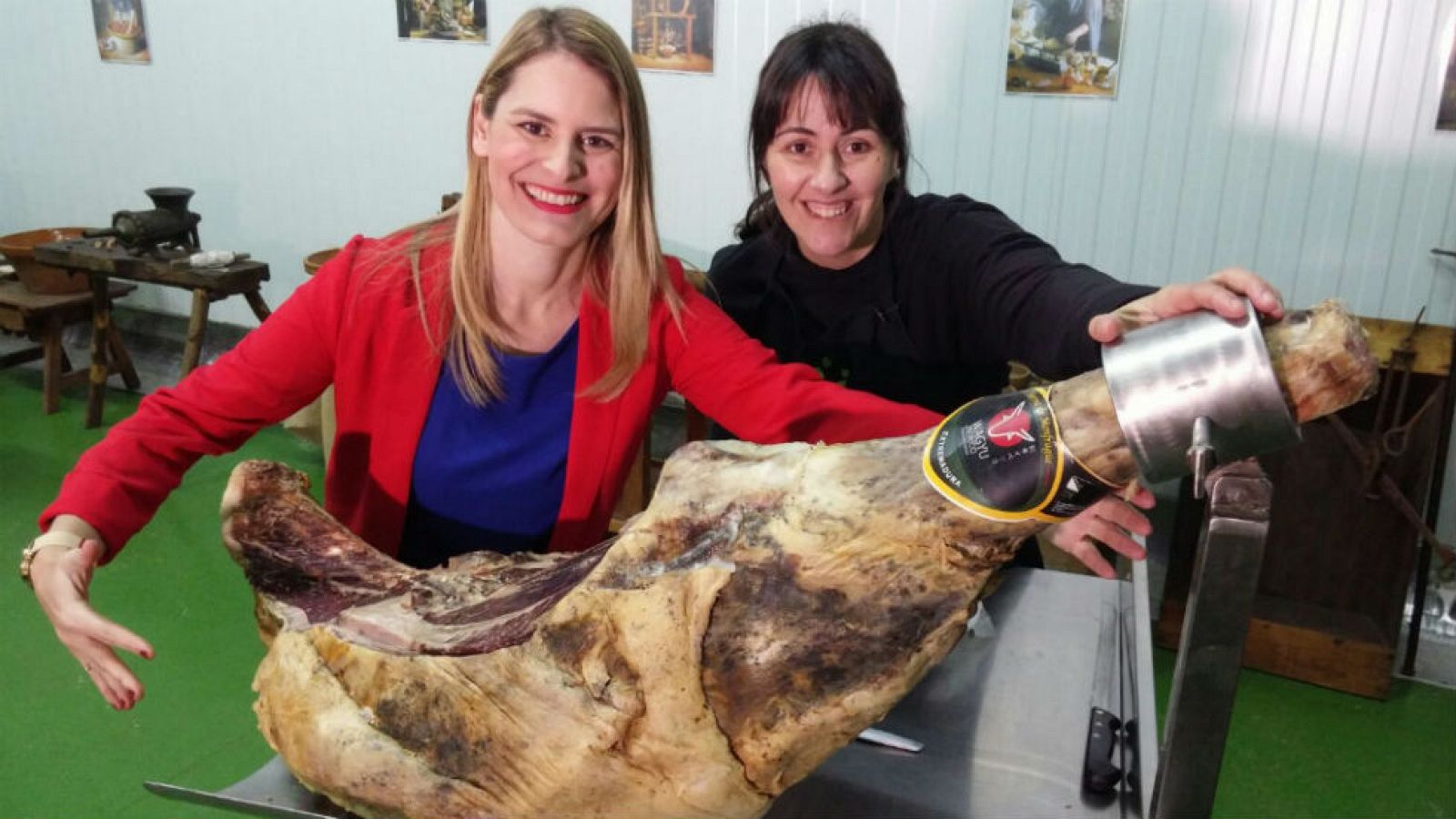 Un jamón de más de 60 kilos