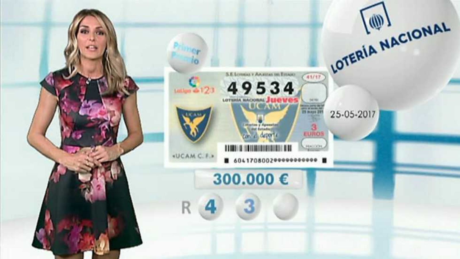 Lotería Nacional + La Primitiva + Bonoloto - 25/05/17 - ver ahora