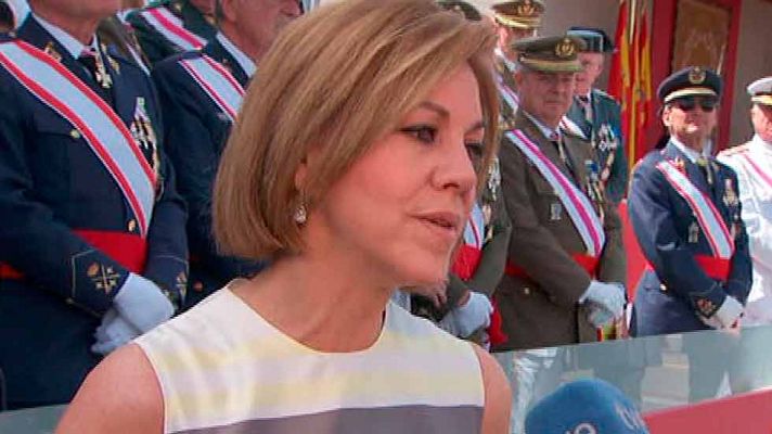 Informativo 24h - Cospedal ensalza la labor de las Fuerzas Armadas "en la defensa de nuestra seguridad e integridad"