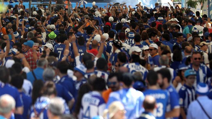 Telediario 1 - 25.000 hinchas del Alavés toman Madrid