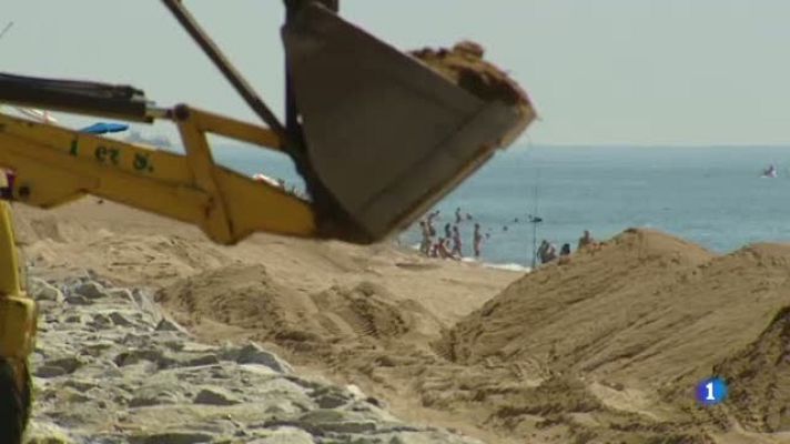 L'Informatiu - Pineda de Mar i Malgrat de Mar enllesteixen la recuperació de les seves platges