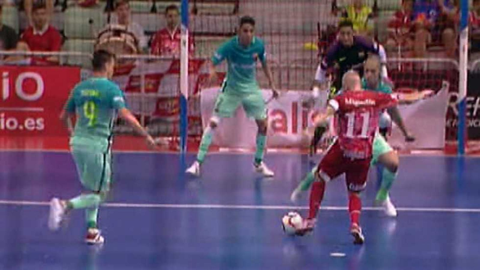 Fútbol Sala - Liga Nacional Play Off Semifinal 1º partido: El Pozo Murcia-FC Barcelona desde Murcia - ver ahora