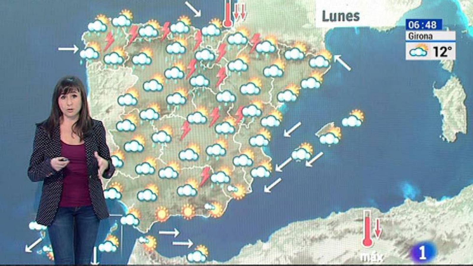 La semana arranca pasada por agua en la mitad norte peninsular - El tiempo | Ver