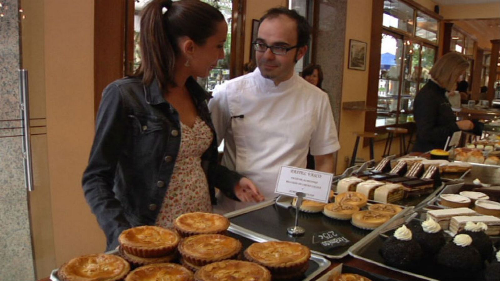 Postre de corazón vasco