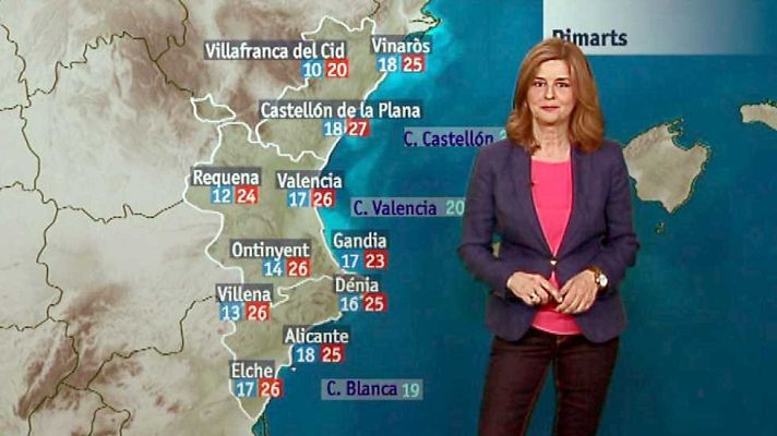 L'informatiu - Comunitat Valenciana - El tiempo en la Comunidad Valenciana - 29/05/17