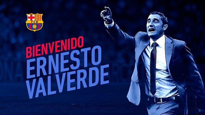 Telediario 1 - Valverde se convierte en nuevo entrenador del FC Barcelona