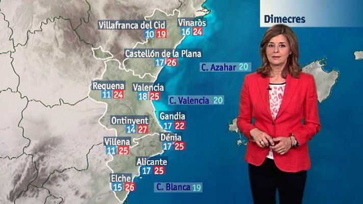 L'informatiu - Comunitat Valenciana - El tiempo en la Comunidad Valenciana - 30/05/17