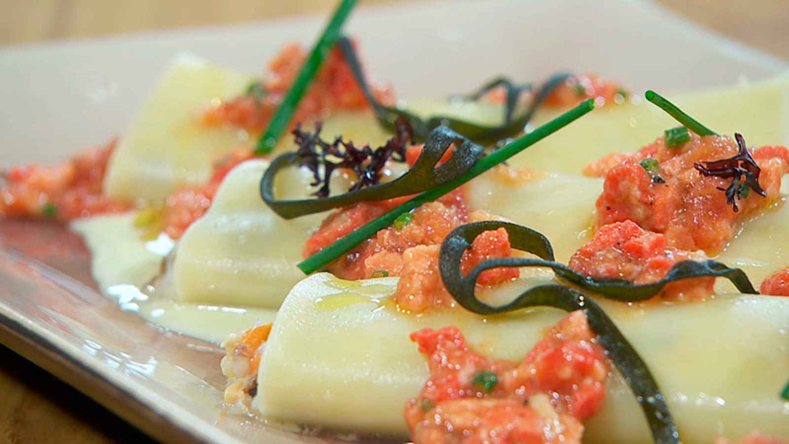 Torres en la cocina - Canelones de buey de mar y mejillones