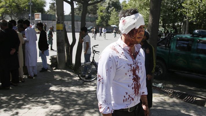 Telediario 1 - Al menos ochenta personas han muerto y unas 350 han resultado heridas en un atentado en Kabul