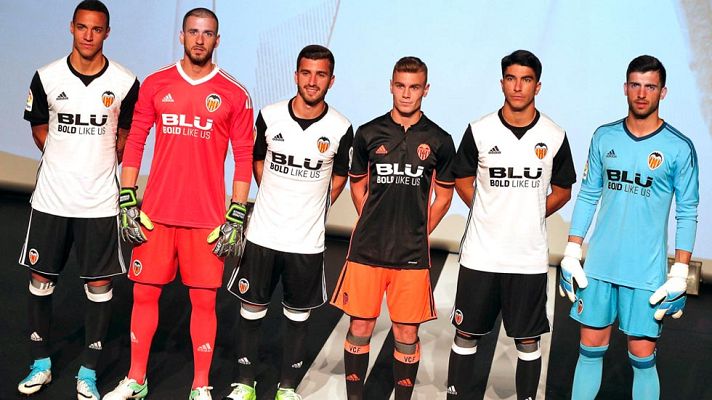 Telediario 1 - El Valencia presenta su nueva camiseta