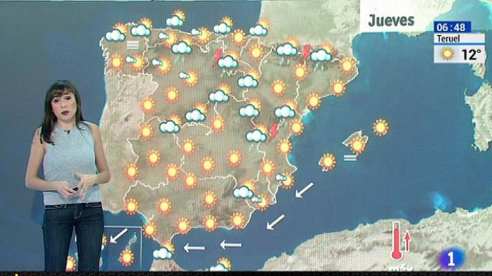 El tiempo - Las temperaturas siguen subiendo y los cielos estarán despejados