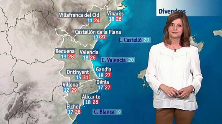L'informatiu - Comunitat Valenciana - El tiempo en la Comunidad Valenciana - 01/06/17