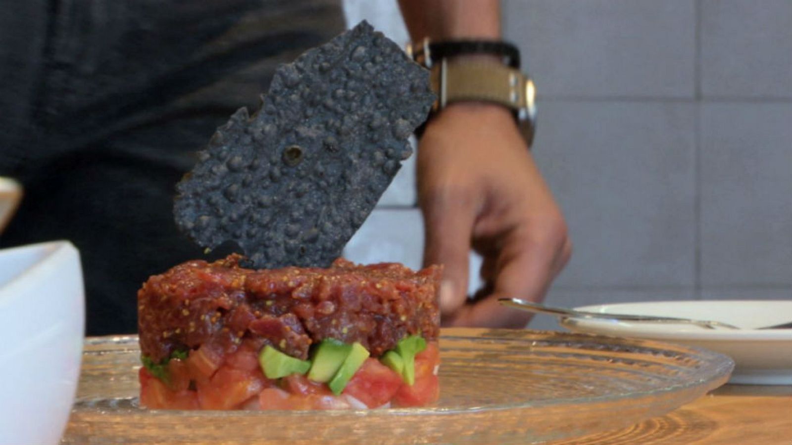 Manjares del mar en la mesa