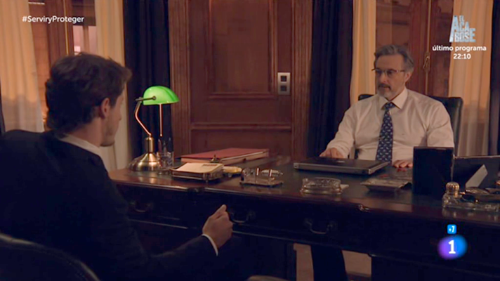 Servir y proteger - Marcelino despide a Sergio